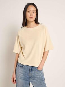 Sweatshirt korte mouw - creme via Brand Mission