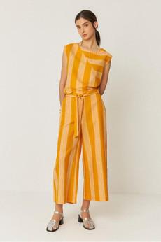 Dona linnen pantalon - stripe via Brand Mission