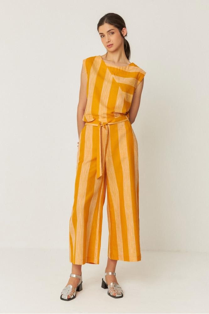 Dona linnen pantalon - stripe from Brand Mission