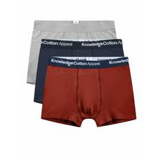 Boxershorts 3-pack - fired brick via Brand Mission