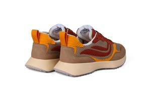 G-Marathon sneaker - Beige/Rust/Orange from Brand Mission