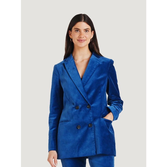 Alleegra Velvet blazer - sapphire blue from Brand Mission