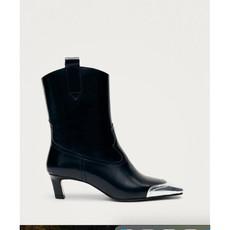 Hudson ankle boots - Black Silver via Brand Mission