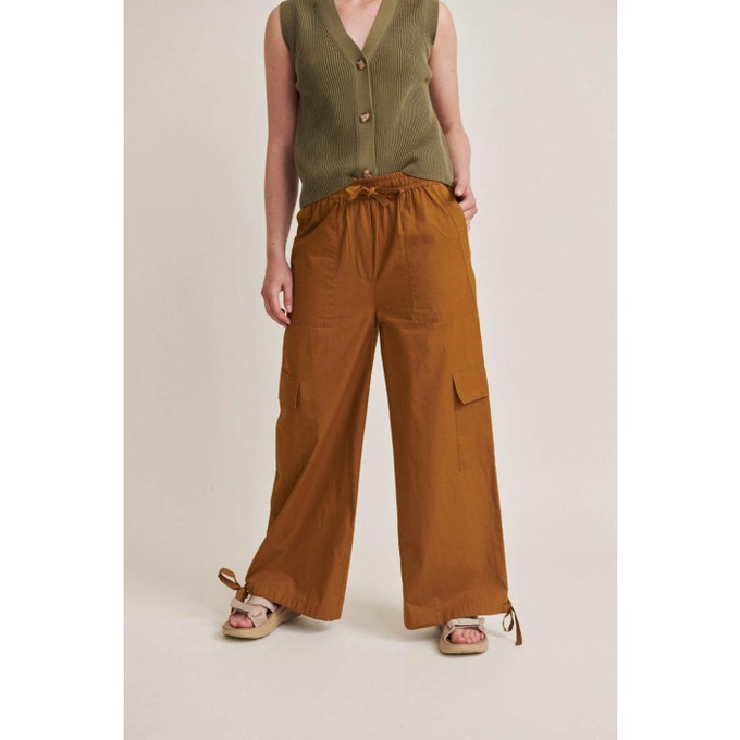 Tilde loose cargo pants - tapenade from Brand Mission