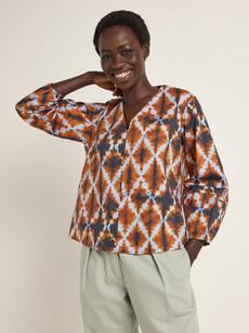 Blouse - batik print via Brand Mission