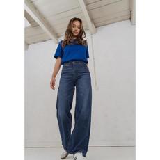 Carol Loose jeans - washed blue denim via Brand Mission