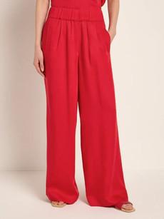 Pantalon tencel - rood via Brand Mission