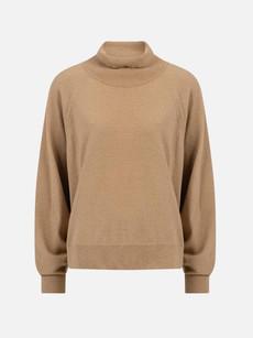 Sumac Sweater Turtle - camel via Brand Mission