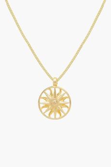 Ilios necklace gold plated - set via Brand Mission