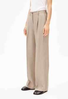 Numaali check broek - sand stone via Brand Mission