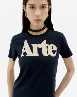 Ida Arte t-shirt - navy from Brand Mission