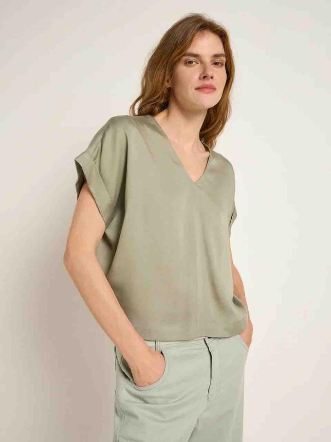 Top tencel - aqua grey from Brand Mission