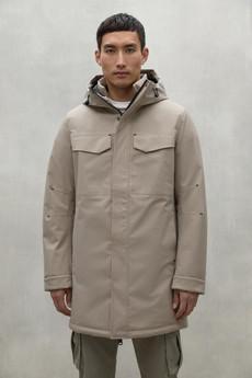 Rainer jacket - dark sand via Brand Mission