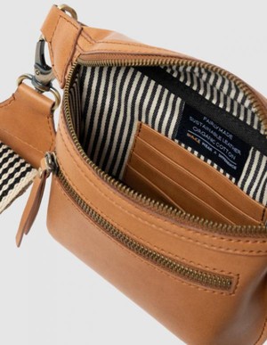 Beck&#039;s Bumbag - cognac appel leer from Brand Mission