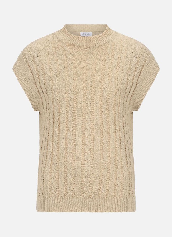 Silt knitted top - beige from Brand Mission