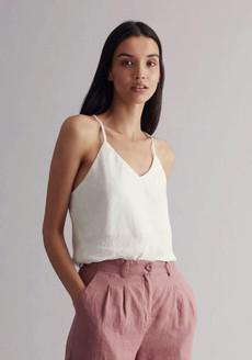 Fleur top - off white via Brand Mission