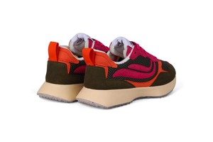 G-Marathon sneaker - Olive/Pink/Orange from Brand Mission