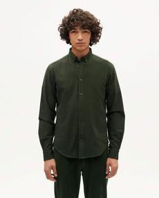 Ant shirt microchecks - green via Brand Mission