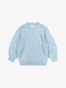 Dahlia sweater - ice blue via Brand Mission