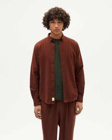 Ant shirt microcorduroy - coffee via Brand Mission