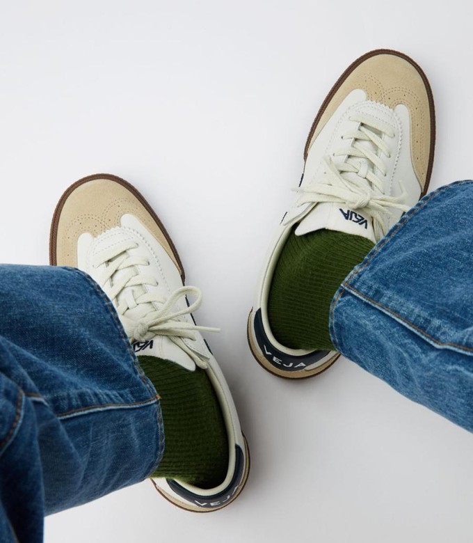 Volley sneaker - white nautico bark from Brand Mission