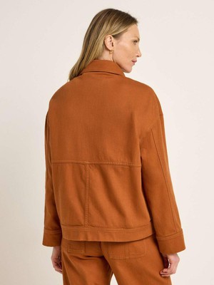 Relaxed jacket - almond from Brand Mission