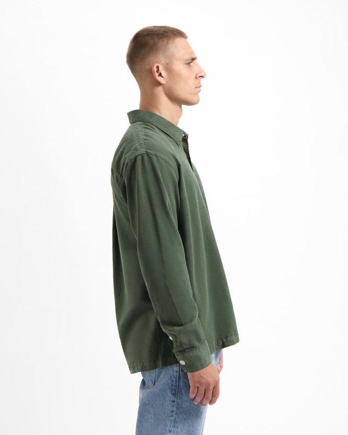 Jack LS overshirt - Woodland grey from Brand Mission