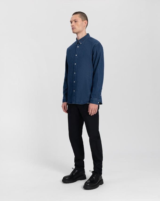 Sawyer denim shirt - washed indigo from Brand Mission