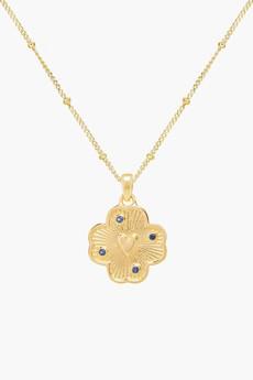 Medallion necklace gold plated via Brand Mission