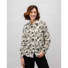 Blouse Peanuts B&W - ecru via Brand Mission