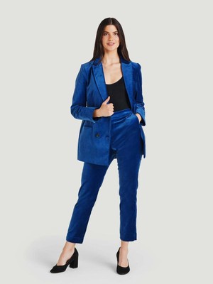 Alleegra Velvet pants - sapphire blue from Brand Mission