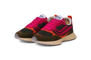 G-Marathon sneaker - Olive/Pink/Orange from Brand Mission