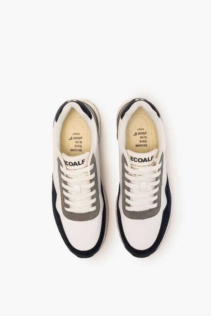 Sicilia leather sneaker - white/zwart from Brand Mission