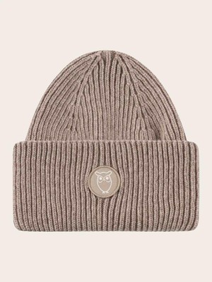 Big rib wool beanie - kelp melange from Brand Mission