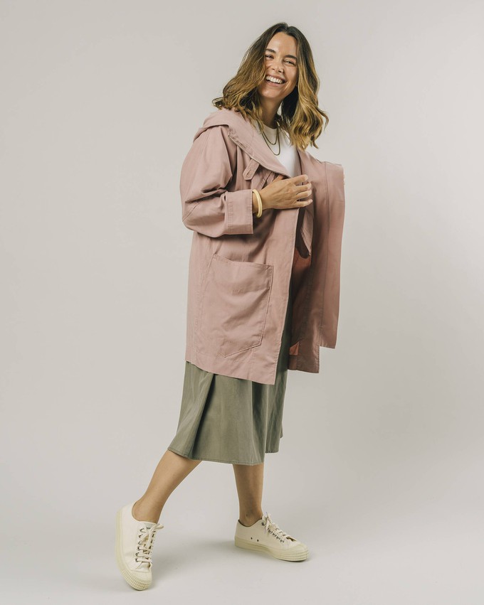 Ischia Oversized Parka Pink from Brava Fabrics