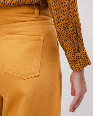 Mist Viscose Blouse Ochre from Brava Fabrics