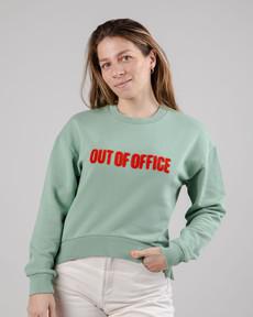 Out of Office Rounded Hem Sweatshirt Mint via Brava Fabrics