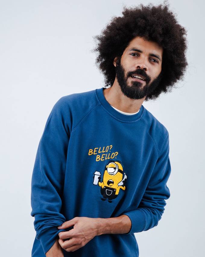 Minions Bello Bello Sweatshirt Blue from Brava Fabrics