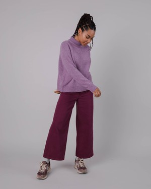 Perkins Wool Sweater Grape from Brava Fabrics