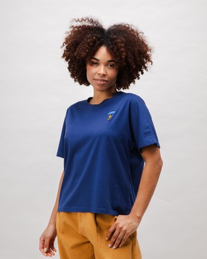 Peanuts Woodstock Oversize Cotton Tee Blue from Brava Fabrics