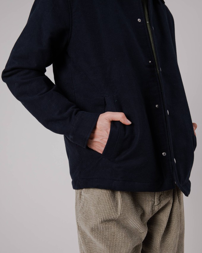 Teddy Jacket Navy from Brava Fabrics