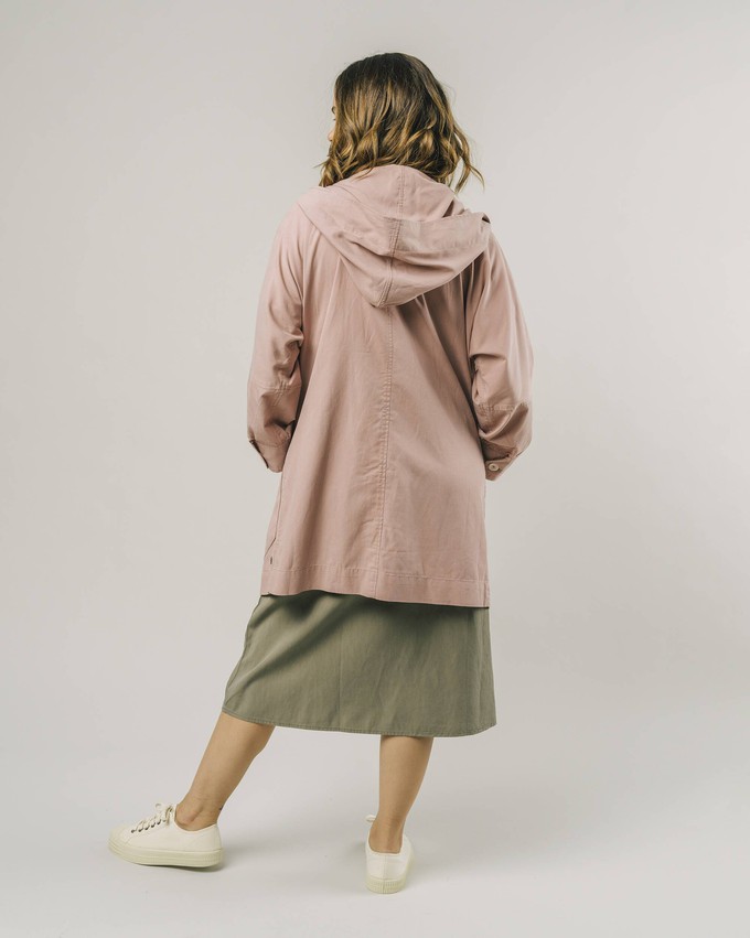 Ischia Oversized Parka Pink from Brava Fabrics