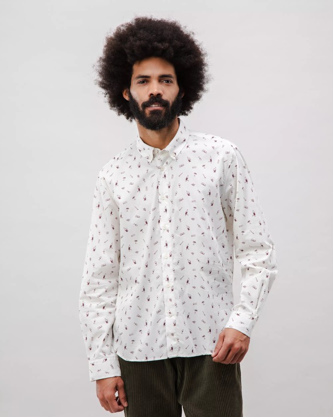 Salut Cotton Shirt Ecru from Brava Fabrics