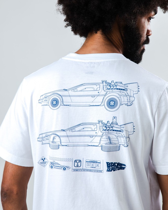 BTTF Blueprint T-shirt Ecru from Brava Fabrics