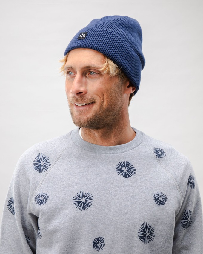 Cotton Beanie Navy from Brava Fabrics