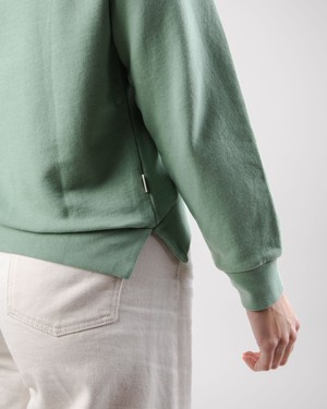 Out of Office Rounded Hem Sweatshirt Mint from Brava Fabrics