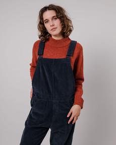 Corduroy Overall Navy via Brava Fabrics