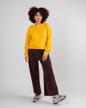 Horse Sweatshirt Mustard from Brava Fabrics