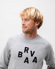 BRV Cotton Sweatshirt Grey Melange via Brava Fabrics