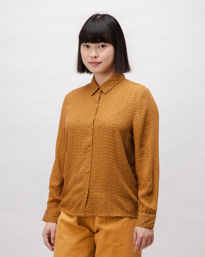 Mist Viscose Blouse Ochre from Brava Fabrics